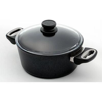 SKK Индукционна тенджера SKK със стъклен капак - Ø24 x h11 см (SKK 9541)