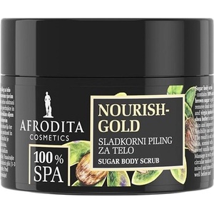 Afrodita Cosmetics SPA Nourish Gold Захарен ексфолиант за тяло, 175 g - baby
