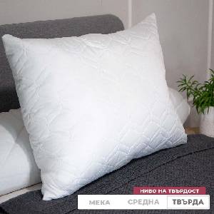 Izidream Капитонирана възглавница Memory Premium 50/70 см мемори пух