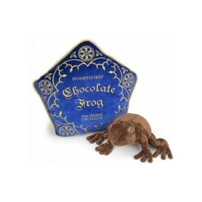 The Noble Collection Harry Potter Chocolate Frog plush toy + cushion set