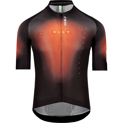 Q36.5 Мъжка фланелка с къс ръкав за колоездене Q36.5 Gregarius Clima QLAB Jersey Cycling jersey - Red (056-3507-0212)