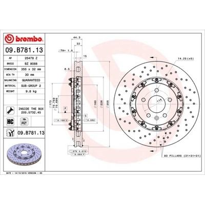 BREMBO 09.B781.13