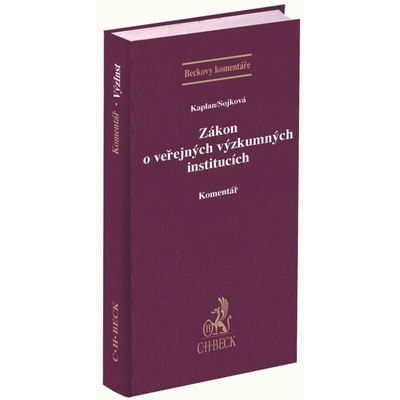 Zákon o veřejných výzkumných institucích. Komentář