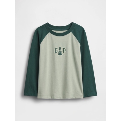 GAP Baby tričko Brannan Bear s logom zelená