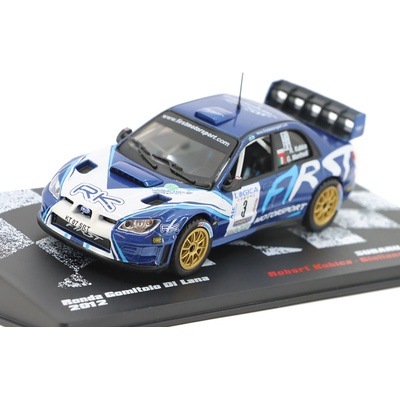 DeAgostini Subaru Impreza 3 Kubica / Manfredi Ronda Gomitolo Di Lana 2012 Rallye automobily polský časopis s modelem 27 1:43