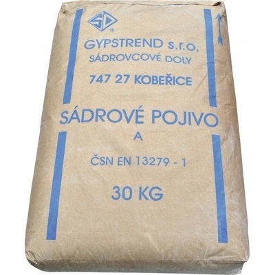 Sádra stavební a elektrikářská (šedá) 30 kg