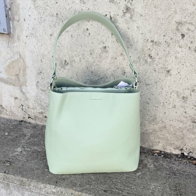 Pistáciová kabelka/crossbody BELLEZZA 25x33x13 cm