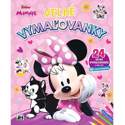 JiriModels Veľké vymaľovánky a samolepky Minnie