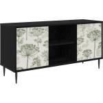 vidaXL ТВ шкаф GOTHA 102 x 33 x 51 см Черен дъб Инженерна дървесина (8007068)