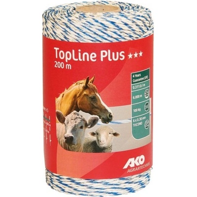 Top Line plus vodivé lanko pre elektický ohradník 200m