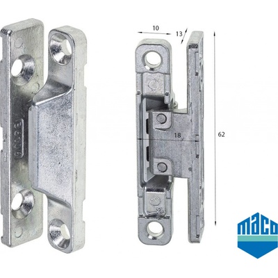 Maco Střední přítlačný pant - povrchový 54783 – Sleviste.cz