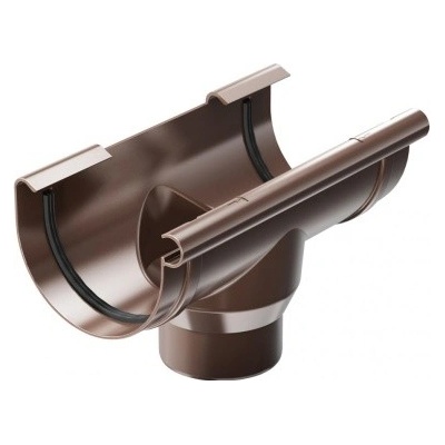 Gutta Aqua Plastový kotlík žlabu 125/90 mm hnědý