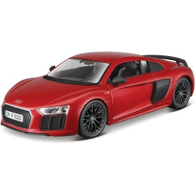 Maisto Kit Audi R8 V10 Plus metal červená 1:24