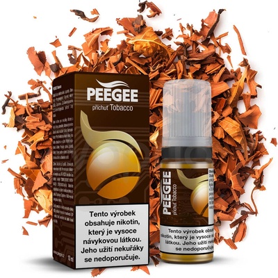 PEEGEE Čistý tabák 10 ml 12 mg