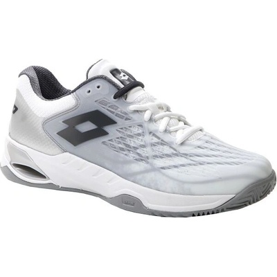 Lotto Mirage 100 Clay - all white/asphalt/silver metal 2