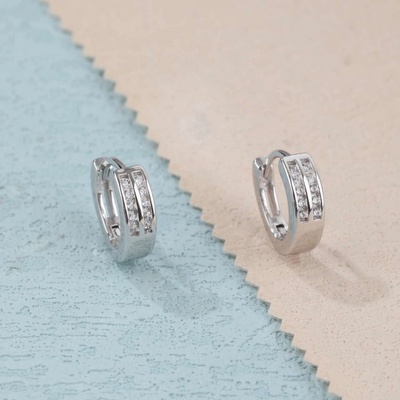 Jan Kos jewellery stříbrné náušnice MHT-2336/SW00
