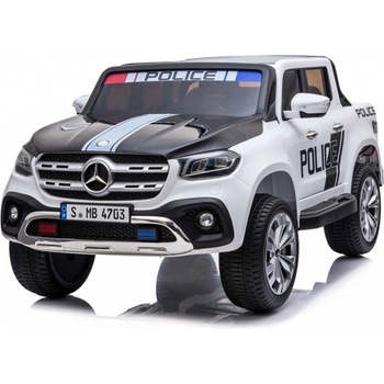 Daimex Dvoumístné elektrické autíčko Mercedes-Benz X-Class 4x4 POLICIE