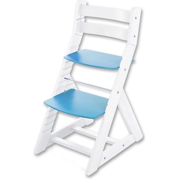 Jitro rostoucí židle Plus barevná Sv. modrá + bílá