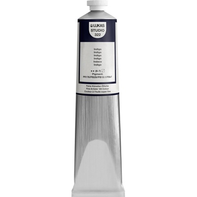 Lukas Studio Aluminium Tube Маслена боя Indigo 200 ml 1 бр (703220014)