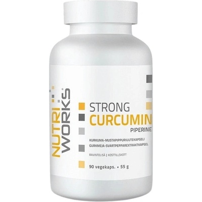 Nutri Works Strong Curcumin Piperine 90 kapslí