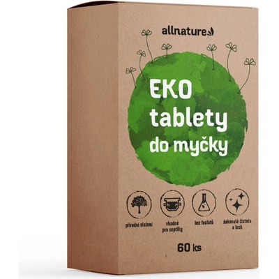 Allnature EKO tablety do myčky 60 ks – Zbozi.Blesk.cz