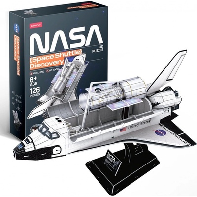 CubicFun 3D puzzle NASA: Raketoplán Discovery 126 ks