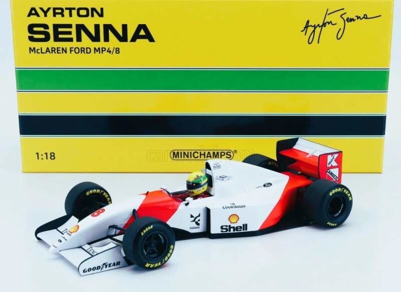 Modellino F1 Minichamps 1/18 McLaren Ford MP4/8 Winner European GP 1993 #8 A. Senna | Motorsport Maranello