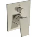 Ideal Standard Вграден смесител за вана и душ Ideal Standard Atelier Extra Silver Storm без тяло за вграждане (A7625GN)