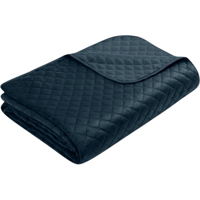 Faro Obojstranný prešívaný prehoz Beddo 007 220x240 cm tmavomodrý