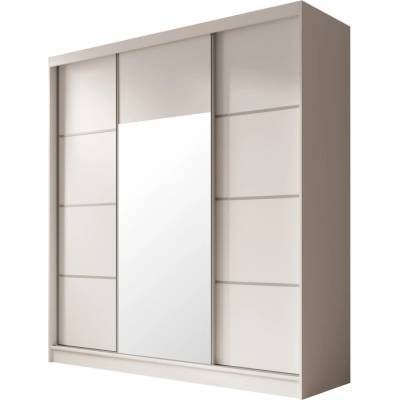 Sconto KEREN 215 x 200 cm biela/strieborná