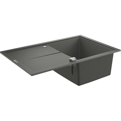 GROHE K400 Композитна мивка с отцедник, 780 x 500 mm, сив гранит (31639AT0)