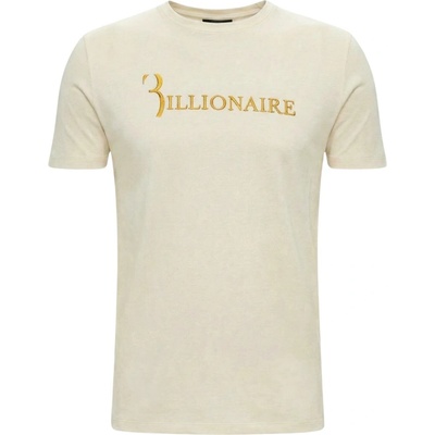 Billionaire Flavio Oro Beige tričko Béžová