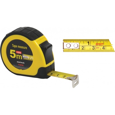 Levior Svinovací metr 5M x 19 mm páska cm/inch