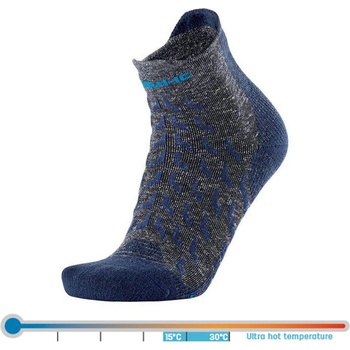 Thermic Чорапи до глезена Therm-ic, сиво/нави синьо (T25-5200-001_31)