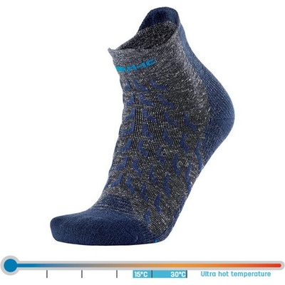 Thermic Чорапи до глезена Therm-ic, сиво/нави синьо (T25-5200-001_31)