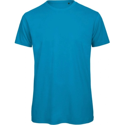 B&C tričko Inspire T medium fit z bio bavlny krátký rukáv pánské modré atol