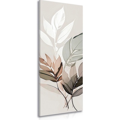 Obraz detailní krása listů - 45x135