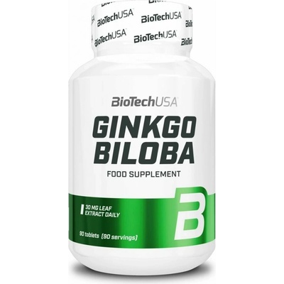 BioTechUSA Ginkgo Biloba podpora koncentrácie a duševného výkonu 90 tabliet