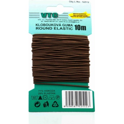 VTC Klobouková guma 1,2 mm - na kartě hnědá – Hledejceny.cz