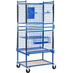 MSW Колички за резервни части - за части на каросерията - 60 x 90 x 202 см - 220 кг MSW-RPS-500 (MSW-RPS-500)