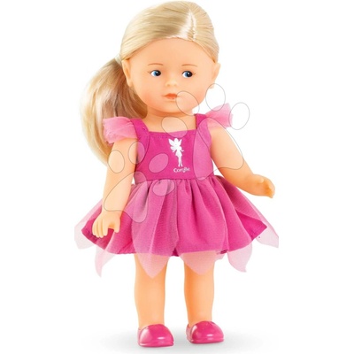 Corolle Rosy Fairy Set Mini Corolline blond vlasy a modré oči 3 doplnky 20 cm