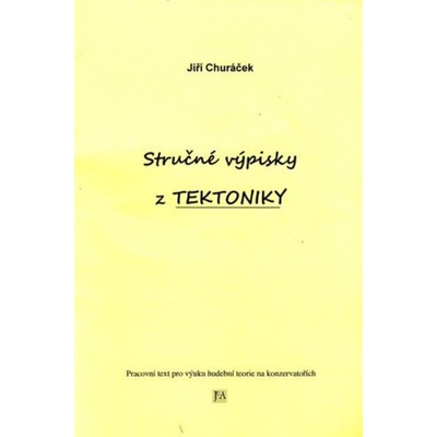 Stručné výpisky z tektoniky