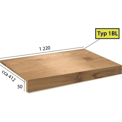 Karndean International Ecoline Step - 1 BL schod bez nosu 9507 Dub luxusný
