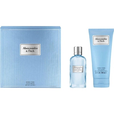 Abercrombie & Fitch First Instinct Blue for Her Комплект (EDP 50ml + BL 200ml) за Жени