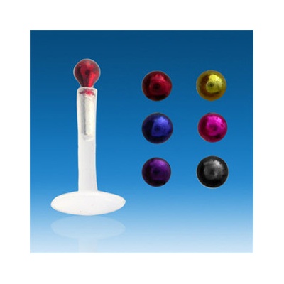 Šperky4U piercing do brady labreta kulička LB01161-B