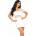 Beauty Night Sofia Chemise White S/M