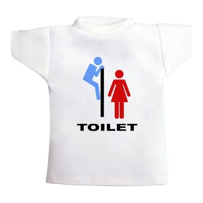 Tričko na láhev Toilet