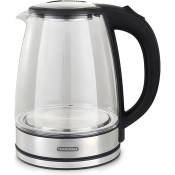 Termomax Кана електрическа Termomax TK3011, 1500W, 1.8 л, стъклена (1009497)