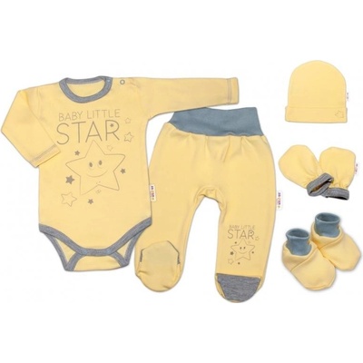 Baby Nellys Súpravička do pôrodnice Baby Little Star žltá