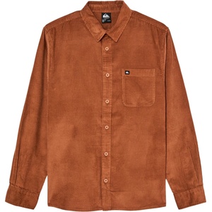 Quiksilver Мъжка риза с копчета Quiksilver Smoke Trail Cord Shirt - Rawhide (033-3339-0313)